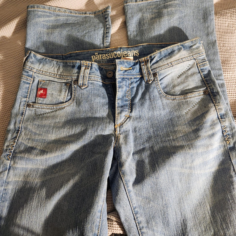 Parasuco Light Blue Straight Jeans for Men